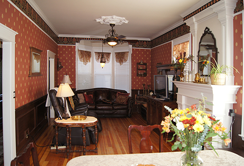 Victorian parlor in Martinez CA